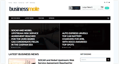 Desktop Screenshot of businessmole.com