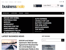 Tablet Screenshot of businessmole.com